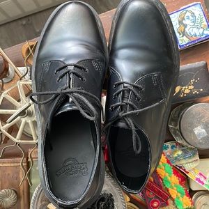 DR. MARTENS 1461 MONO SMOOTH LEATHER OXFORD SHOES Black 3 Eye Lace EU 42 US 10 W